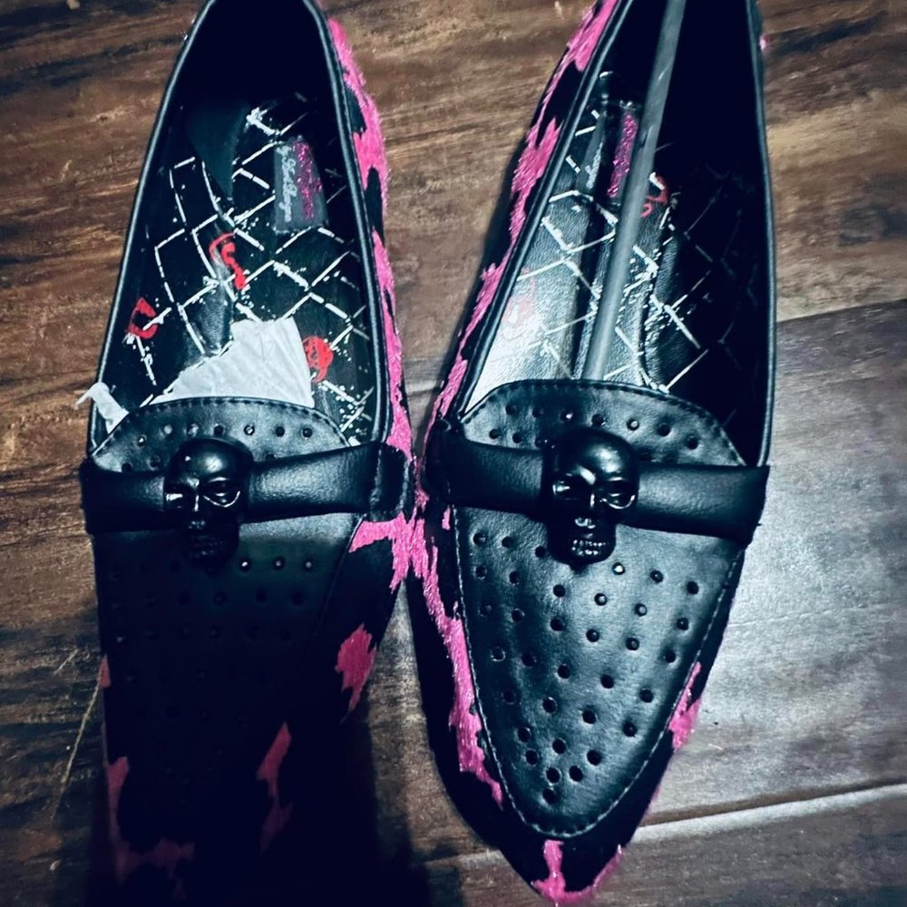 Abbey Dawn Rebel Yell Punk flats